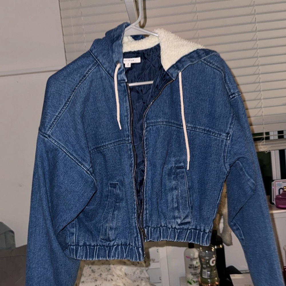 jean bomber jacket